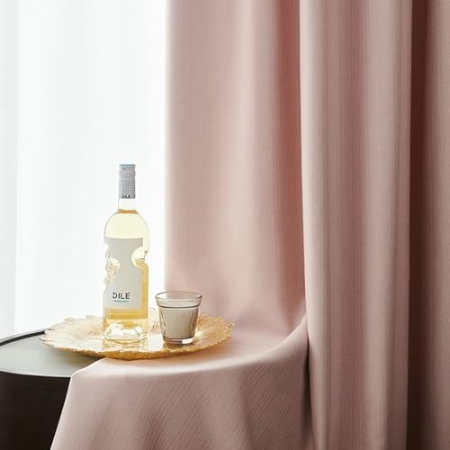 Wycian Kitchen Window Treatments Sheer Curtains 2 Pack Cotton Solid 40W x 96H