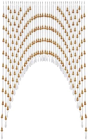 Amber Hanging Door Beads Crystal Curtain Partition