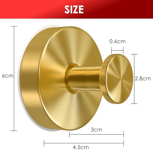22 LB Gold Wreath Hanger with Suction Cup Hook 2 Pack