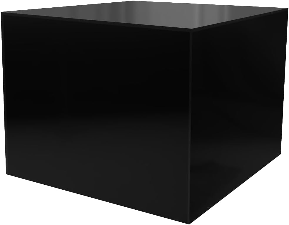 12 Inch Acrylic Riser Display Box with One Open Side