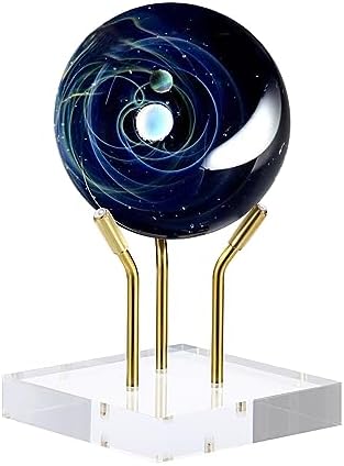 Hipiwe Gold Metal Easel with Acrylic Base Display Stand