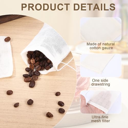 40Pcs Spice Bags for Cooking and Storage