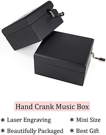 ROSIKING Wooden Music Box Hand Crank Toreador Melody Gift