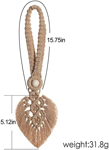 Arborodecor Curtain Tiebacks Set of 2 Brown