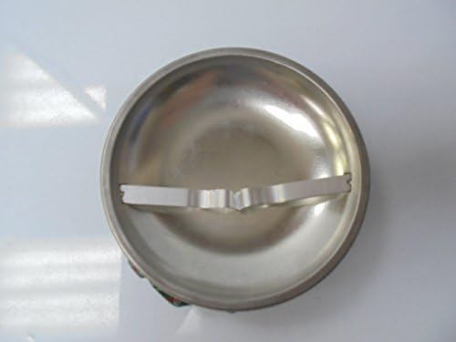 Beanbag Ashtray in Green Plaid Material 1