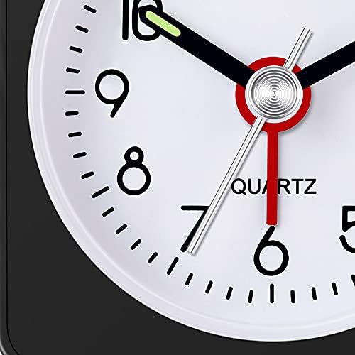 W OUTWIT Travel Analog Alarm Clock 225 Inch