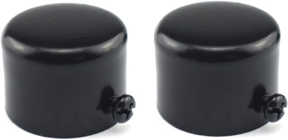 Aifeier ET Black Curtain Rod End Cap 2PCS