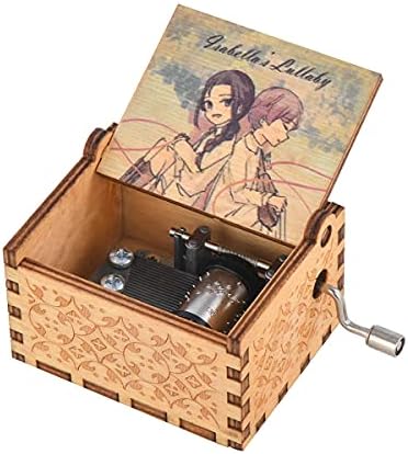 Wooden Musical Box with Isabellas Lullaby