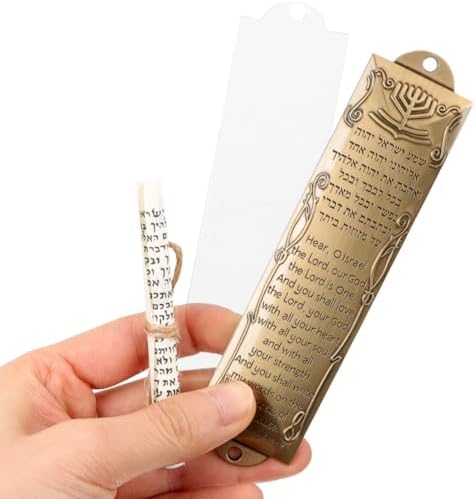 ARTIBETTER 1 Set Mezuzah Scroll Judaica Door Ornament