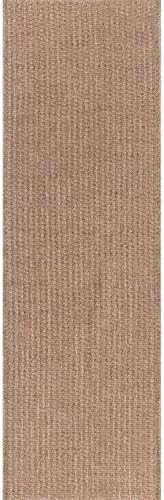 Lena Rug 2x7 Natural Jute Style Area Rug