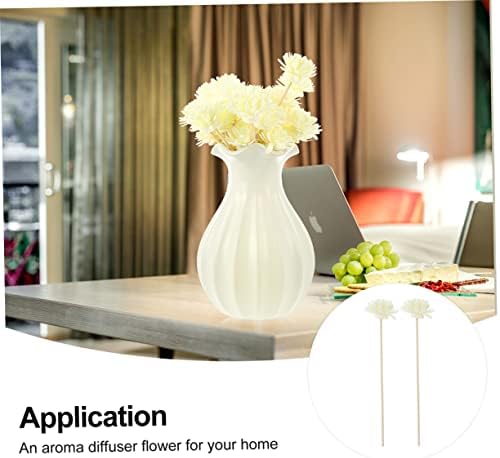 20Pcs Simulation Flower Aromatherapy Diffuser Sticks for Home Decor
