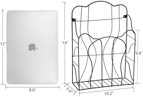 ZOOFOX Wall Mounted Magazine Holder Organizer
