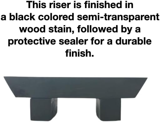 Black Display Stand Pedestal Riser 1