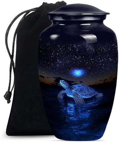 Turtle Urn for Ashes - Set of 1 10 Inch