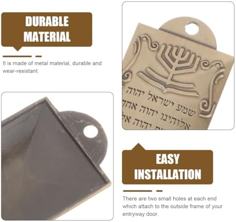 ARTIBETTER 1 Set Mezuzah Scroll Judaica Door Ornament
