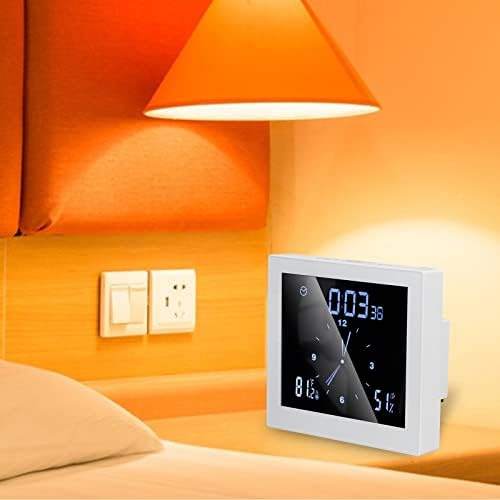 5in Wall Shower Clock Timer Alarm Analog Bathroom Clock with Digital Display