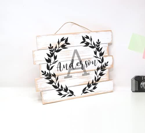 Custom Wood Family Name Wall Art Sign