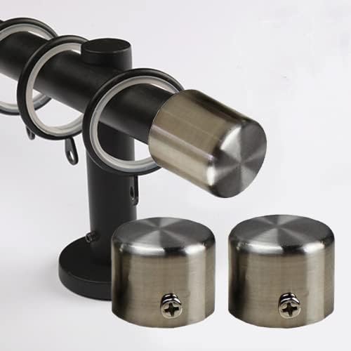 2 Pcs Curtain Rod Ends Covers for 28mm Diameter Metal Finials