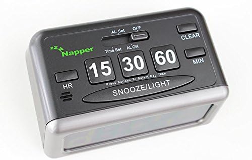 Napper Alarm Clock with Nap Setting and LCD Display