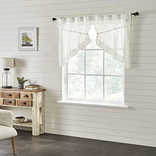 Piper Classics Kathryn Prairie Swags Set of 2