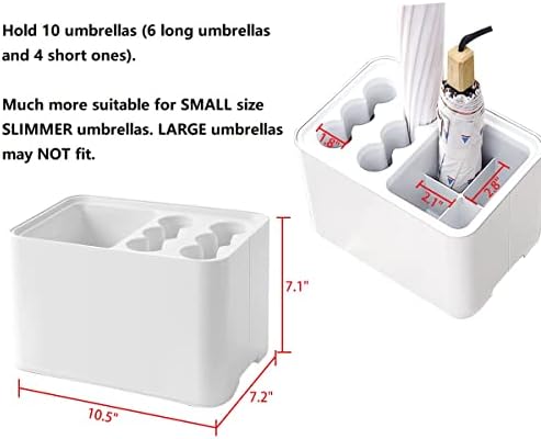 GeLive Umbrella Stand Holds 10 Umbrellas Space Saving Corner Organizer