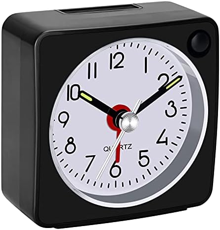 W OUTWIT Travel Analog Alarm Clock 225 Inch