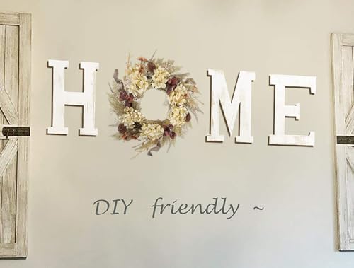 20 Inch Winter Fall Wreath for Front Door Boho Style