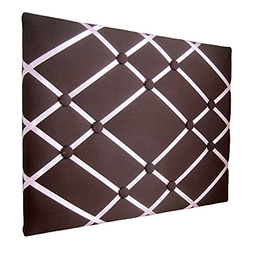 16x20 French Memory Board Bow Holder Chocolate Brown and Pink
