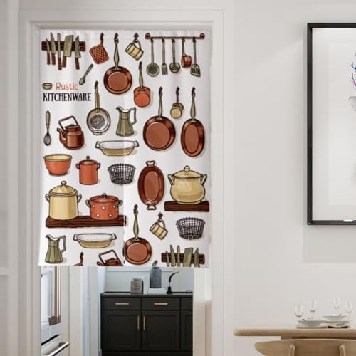 Japanese Noren Curtain for Kitchen and Bedroom
