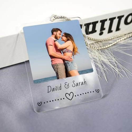 TEQUAN Custom Photo Car Charm - Personalized Rearview Mirror Decor