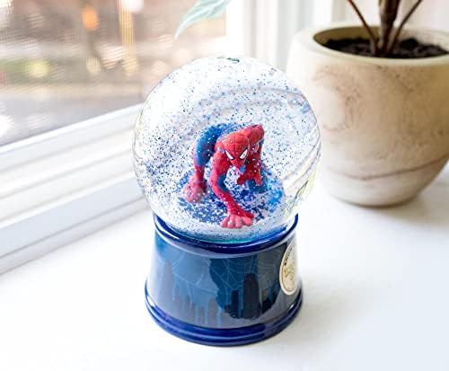 Marvel Spider-Man New York Skyline Light-Up Snow Globe
