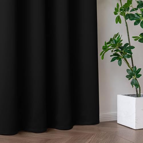 IGEMAEVE Blackout Curtains 96 Inch 2 Panels Set
