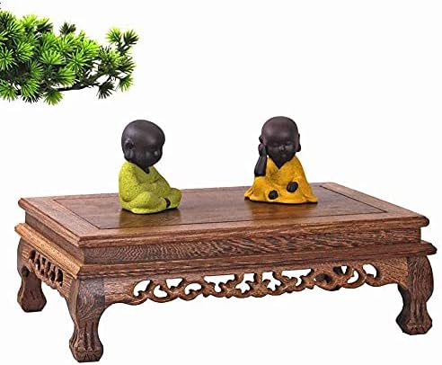 GOLDYWENDY Rectangular Wooden Display Stand