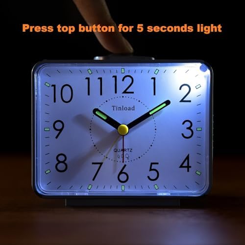 Loud Alarm Clock with Silent Mode for Heavy Sleepers