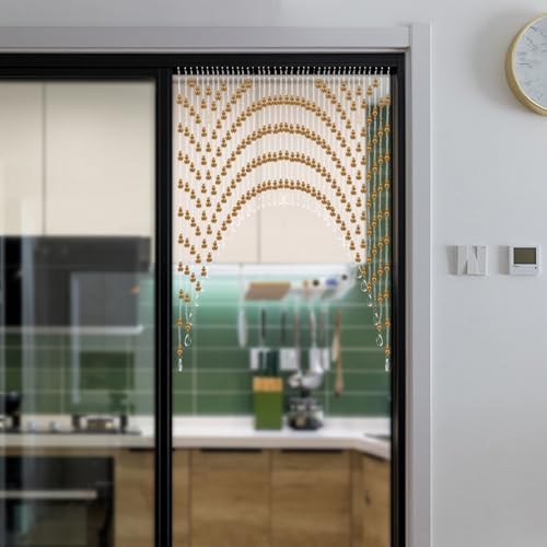 Amber Hanging Door Beads Crystal Curtain Partition
