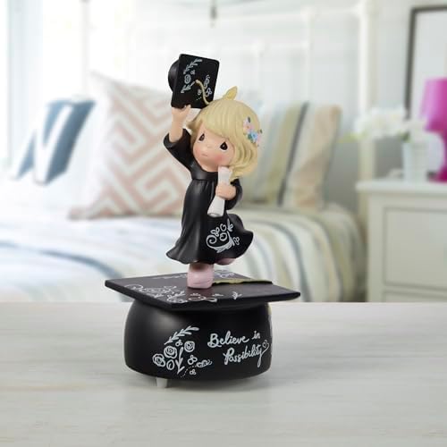 Precious Moments Graduation Cap Musical Figurine