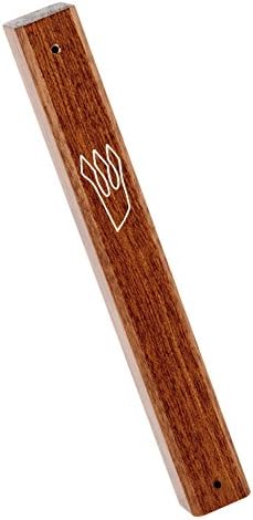 Peer Hastam Classic Wood Mezuzah Case Dark Brown 68 Inch