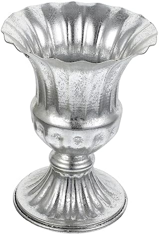 Garneck Elegant Metal Flowerpot for Dried Flowers and Plants