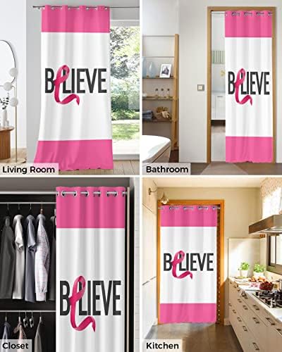 Believe Doorway Curtains 78 Inch Blackout Panels