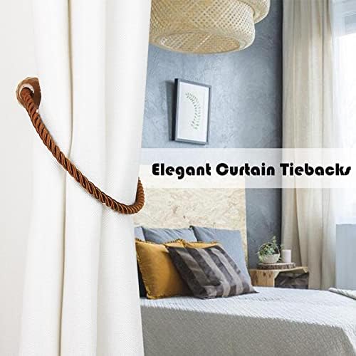 Porlau Strong Magnetic Curtain Holdbacks 6 Pack