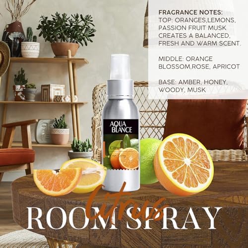 Fragrant Room Spray with Lavender Vanilla Citrus 3 Pack