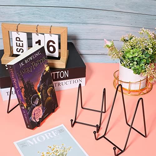 Mixweer 12 Pcs Book Stand Display Easel Metal Frame Holder