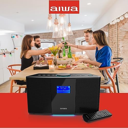 Aiwa Wireless Speaker with Bluetooth and FM Radio