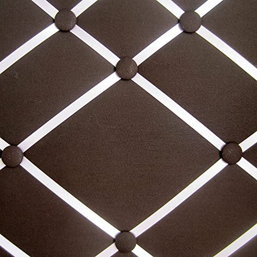 16x20 French Memory Board Bow Holder Chocolate Brown and Pink