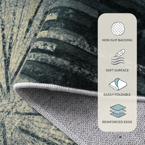 Lahome Washable Area Rug 8x10 Modern Non-Slip