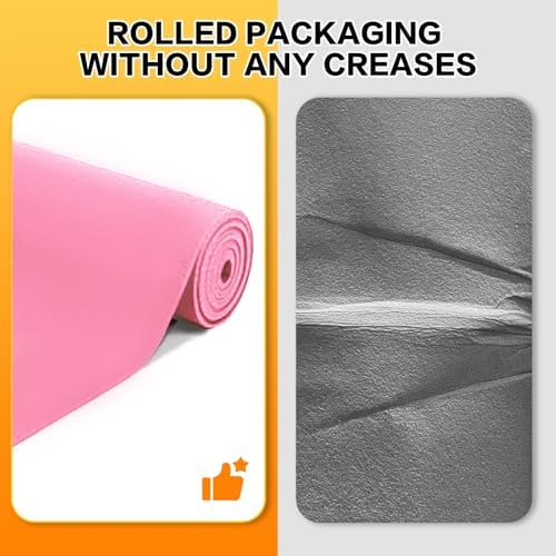 Pink Carpet Runner for Party 160 GSM Felt Runway Rug 3x15 ft