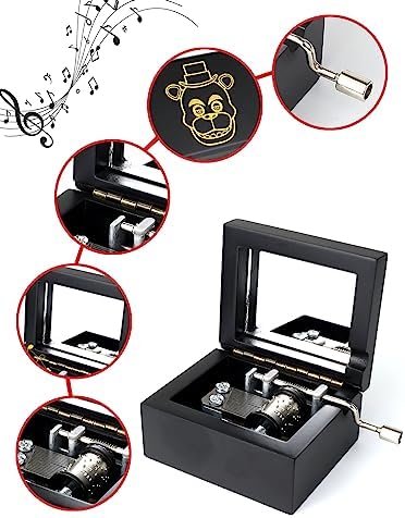ROSIKING Wooden Music Box Hand Crank Toreador Melody Gift