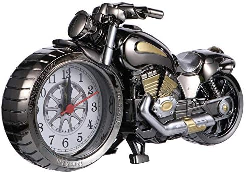 ARTIBETTER Vintage Motorcycle Tabletop Alarm Clock
