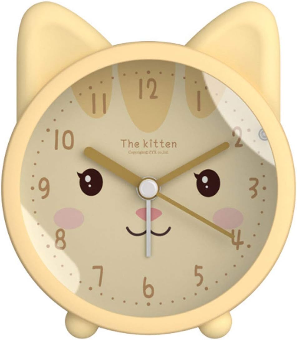 3-Inch Cartoon Animal Alarm Clock with Backlight