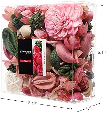 Qingbei Rina Rose Scented Potpourri Bowl Filler 98 Oz